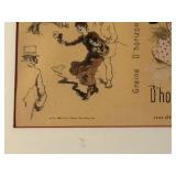 Claudine Lamour & Graine D'horizontales (Lot of 2) - Vintage French Posters, 1893