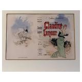 Claudine Lamour & Graine D'horizontales (Lot of 2) - Vintage French Posters, 1893