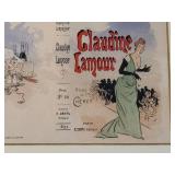 Claudine Lamour & Graine D'horizontales (Lot of 2) - Vintage French Posters, 1893