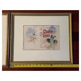 Claudine Lamour & Graine D'horizontales (Lot of 2) - Vintage French Posters, 1893