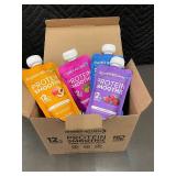Designer Wellness Protein Smoothie 12-Pack - 12 g Protein Per Pouch - Trial Variety Pack