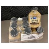 Silver Spring Deli-Style Mustard Spicy Brown 9.5 oz - 9 Bottles