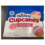 Hostess Cupcakes Frosted Sugar Cookie Cake with Creamy Filling - 24-Pack (2 Boxes)