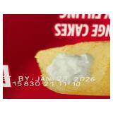 Dolly Madison Golden Creme Cakes - 6-2 Packs Per Box Display Case (12 Cakes)