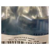 Super Chill Unflavored Seltzer 1L Bottles, 12-Pack, Zero Calorie, Best By 10/2025