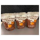 Talaufon Instant Protein Coffee 8 oz Pouch - 15g Protein (Lot of 3)