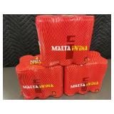Malta India Malt Beverage 12 oz Cans (Lot of 18)
