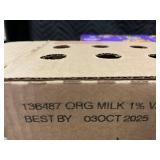Horizon Organic Vanilla Lowfat Milk 1% - 3-Pack (18 Boxes Total) 6 Milk Boxes/Pack 48 oz