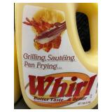 2 Gallons Whirl Butter Flavored Oil, Best By Aug 11 2024