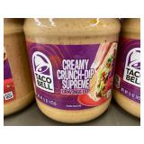 Taco Bell Creamy Crunch-Dip Supreme Cravings Dip, 6 x 15 oz Jars (Best By 06/2025)