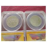 (2) MS65 Kennedy Half Dollars