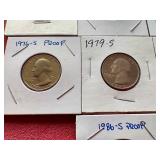 (10) Washington Quarters - Mostly Proof