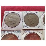 (10) Eisenhower Dollars