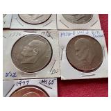(10) Eisenhower Dollars