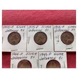 (7) Silver War Nickels