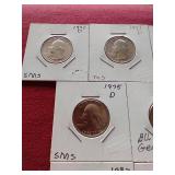 (17) Washington Quarters - Mostly Unc & Proof