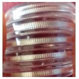 (5) 1950s & 60s Silver Proof Washington Quarters