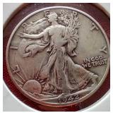 (2) Walking Liberty Half Dollars