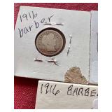 (5) Barber Dimes