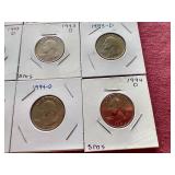 (17) Washington Quarters - Mostly Unc & Proof