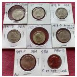 (8) Susan B Anthony Dollars
