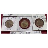 (8) Susan B Anthony Dollars