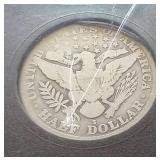 (2) Barber Half Dollars in Case