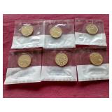 (6) Uncirculated American Innovation Dollar Coins
