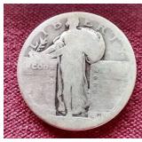 Mixed Lot American Coins - Mercury Dimes, Standing Liberty Quarter, Etc