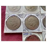 (10) Eisenhower Dollars