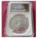 2021(S) 1 oz American Silver Eagle - NGC MS69