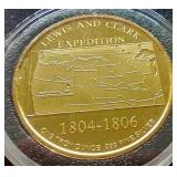 Lewis & Clark 1 oz Silver Round & Sacagawea Dollar
