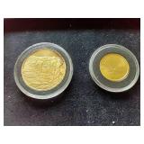 Lewis & Clark 1 oz Silver Round & Sacagawea Dollar