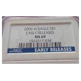 2006(W) 1 oz American Silver Eagle - NGC MS69