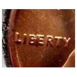 1955-S Wheat Penny - BU Red Coin With Die Errors