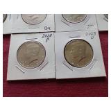 (10) Kennedy Half Dollars