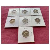 (7) Nickels - Proof & Uncirculated