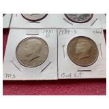 (10) Kennedy Half Dollars - Includes Proof & Uncirculated