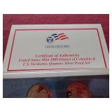 2009 U.S. Mint Silver Proof US Territories Quarters Set