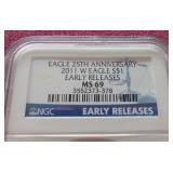 2011(W) 1 oz American Silver Eagle - NGC MS69