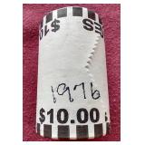 1976 $10 Kennedy Half Dollar Roll