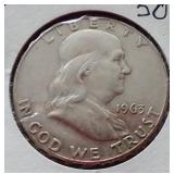 (4) Franklin Half Dollars