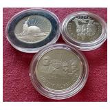 (3) Commemorative Half Dollars
