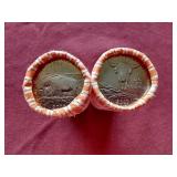 (2) State Quarter $10 Rolls - N.D. & Montana