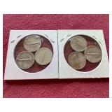 (6) Mercury Dimes - 1939 & 1940 P/D/S