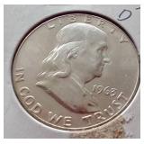 (2) 1963 Proof Franklin Half Dollars