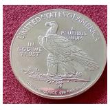 Indian Gold Style 1 oz Silver Round