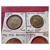 (10) Kennedy Half Dollars - Includes Proofs & Uncirculated
