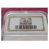 1923 Peace Dollar - NGC MS64