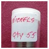 Nickel Tube of (55) Coins